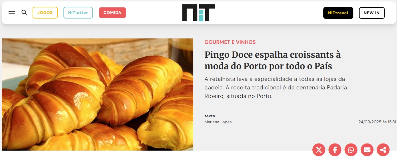 Porto-style croissants all over the country