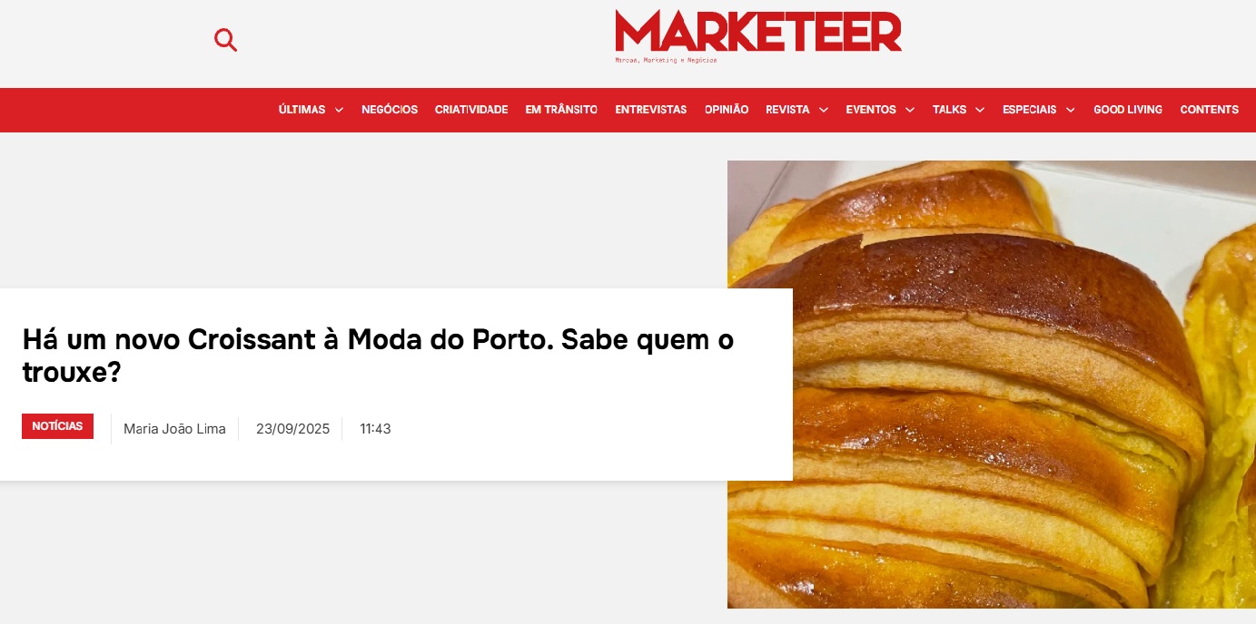 There's a new Porto-Style Croissant. Do you know who's behind it?